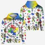 Sensibilisation à l'autisme - T-shirt personnalisé intégral de sensibilisation à l'autisme