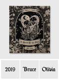 Till Death Do Us Part - Personalized Skull Blanket