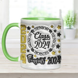 Class Of 2024 - Personalized Graduation Accent Mug
