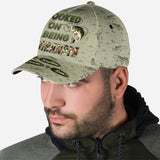 Hooked On Being Dad/ Grandpa... - Personalized Fishing Classic Cap