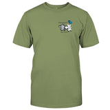 Memorial Butterfly Dragonfly Heaven Feather - Personalized Memorial Embroidered T-shirt