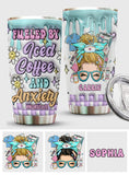 Fueled by Iced Coffee and Anxiety Nurse Life - Personalized Nurse Tumbler