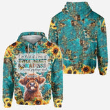 Sassy Highland Cow - Personalized All Over Shirt