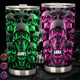 Melted Skull - Personalized Skull Tumbler