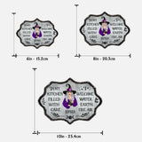 Witch's Kitchen - Personalized Witch 2 Layered Wood Sign / Wood Plaque
