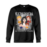 We're Yours No Returns Or Refunds Chibi Kids Bootleg Rap - Personalized Mother T-shirt And Hoodie