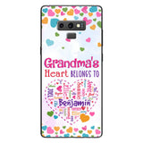 Grandma's Heart - Personalized Grandma Phone Case