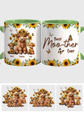 Best Moo-ther Ever - Personalized Mother Accent Mug