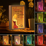I Get Better With Wine - Personalized Wine Picture Frame Light Box