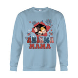 American Mama Any Title Vintage Retro Style - Personalized Mother T-shirt And Hoodie