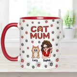 Fur Mama - Personalized Cat Accent Mug