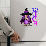 The Witch Is In - Personalized Witch Decal Die Cut