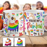 You Are My Rainbow - Personalized LGBT Support Mug