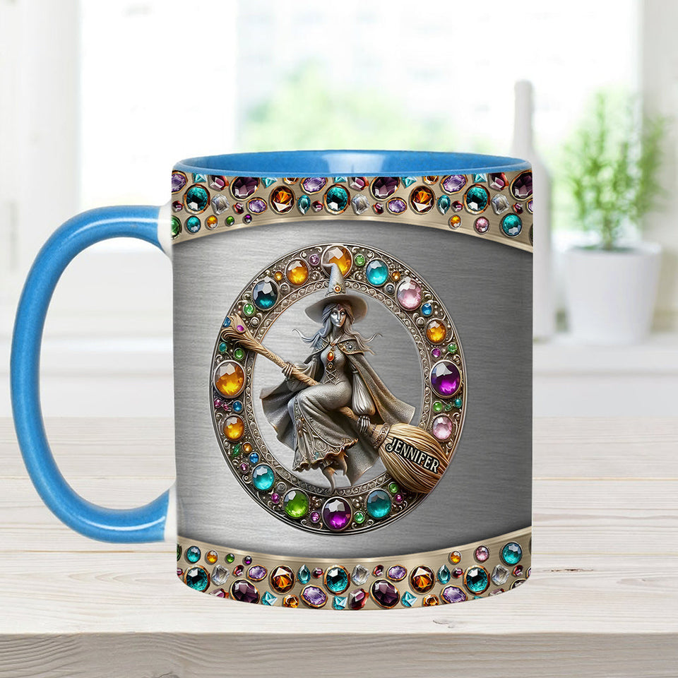 Beautiful Witch - Personalized Witch Accent Mug