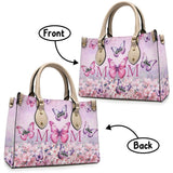Butterfly Mom - Personalized Mother Leather Handbag