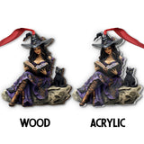 I'm Not A Bookworm I'm A Book Witch - Personalized Witch Ornament