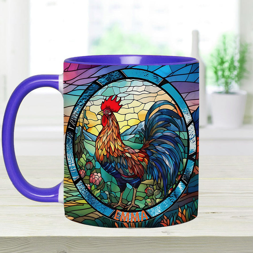 Love Chicken - Personalized Chicken Accent Mug