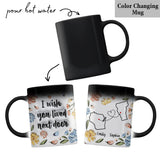 I Wished You Lived Next Door - Personalized Bestie Mug