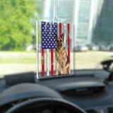 Puppy Flag - Personalized Dog Transparent Car Ornament