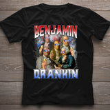 Benjamin Drankin Bootleg Rap Vintage Style - Patriot T-shirt And Hoodie