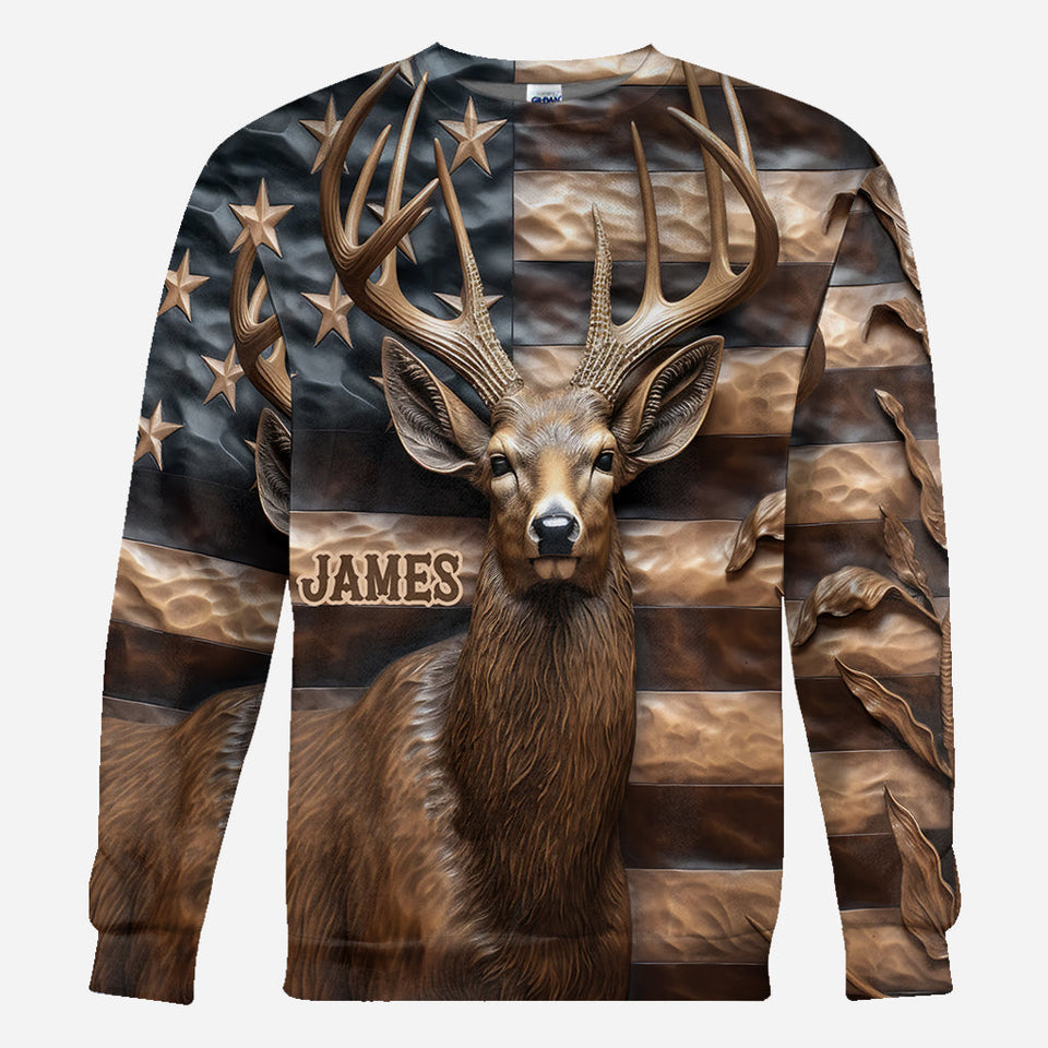 Love Hunting - Personalized Hunting All Over Shirt