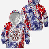 4th Of July Highland Cow - Personalized All Over Shirt