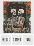 Till Death Do Us Part - Personalized Skull Blanket