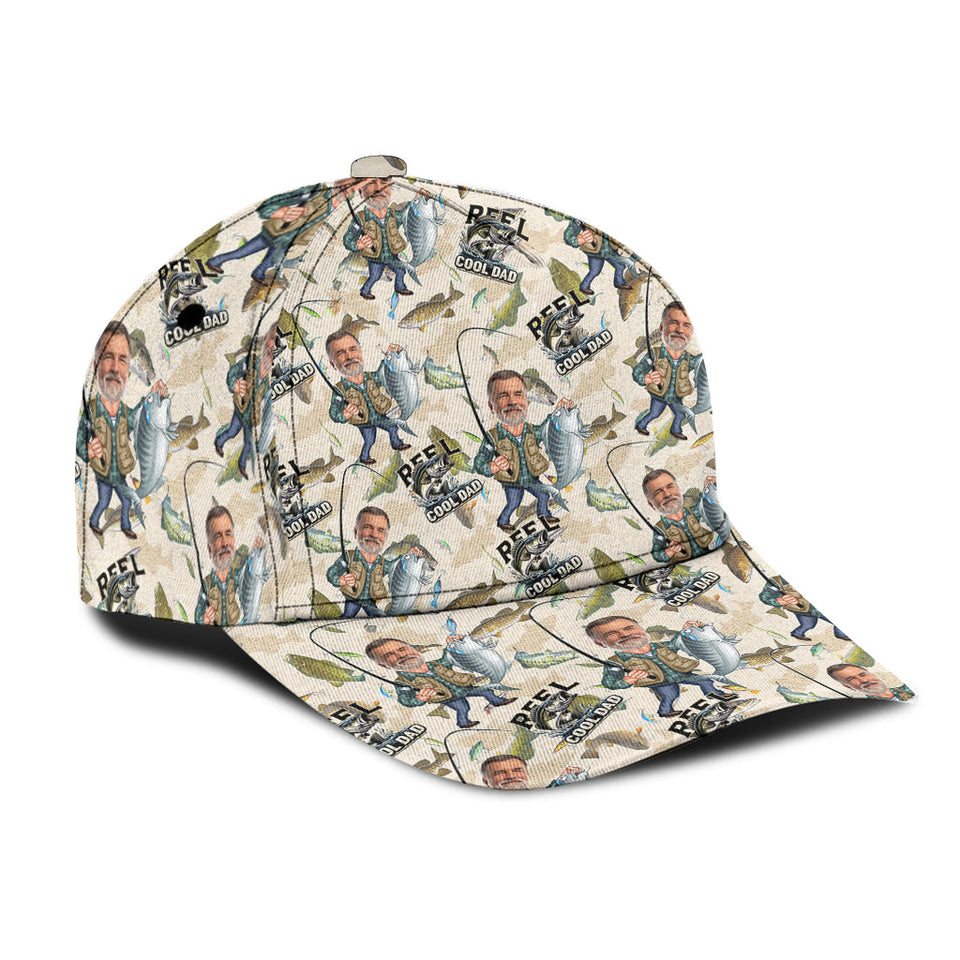 Reel Cool Dad - Personalized Fishing Classic Cap