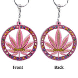 Stoner Chick - Personalized Weed Keychain