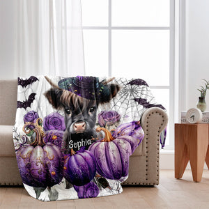 A Little Witch - Personalized Blanket