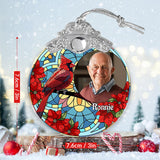 We Miss You - Personalized Memorial Vintage Ornament