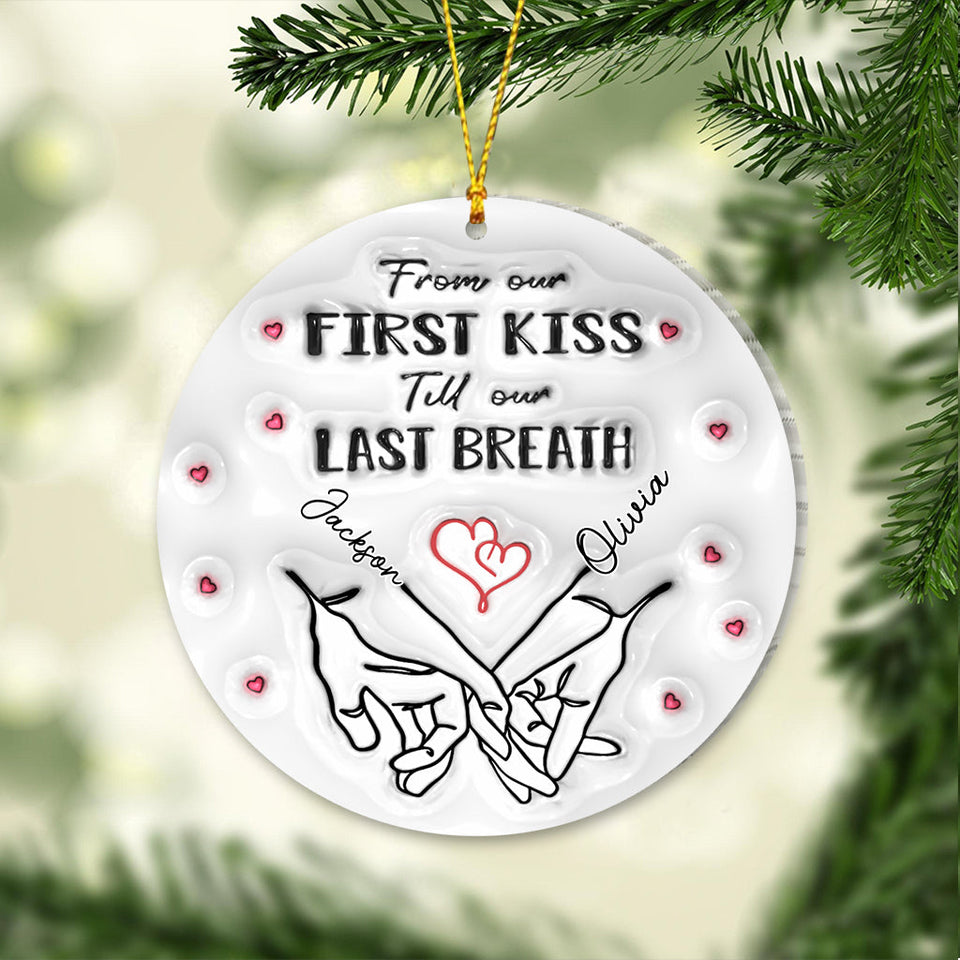 I Met You I Loved You - Personalized Couple Ornament