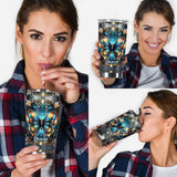 Stunning Gold Metallic Butterfly - Personalized Butterfly Tumbler