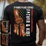 Father & Son Unbreakablebond - Personalized African American T-shirt and Hoodie