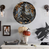 Beautiful Witch - Personalized Witch Cut Metal Sign