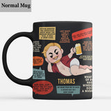 I Keep All My Dad Jokes In A Dad-A-Base - Personalized Father Mug