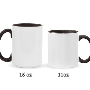 You & Me - Personalized Skull Accent Mug