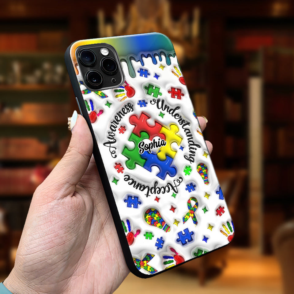 Sensibilisation à l'autisme - Coque de téléphone personnalisée pour la sensibilisation à l'autisme