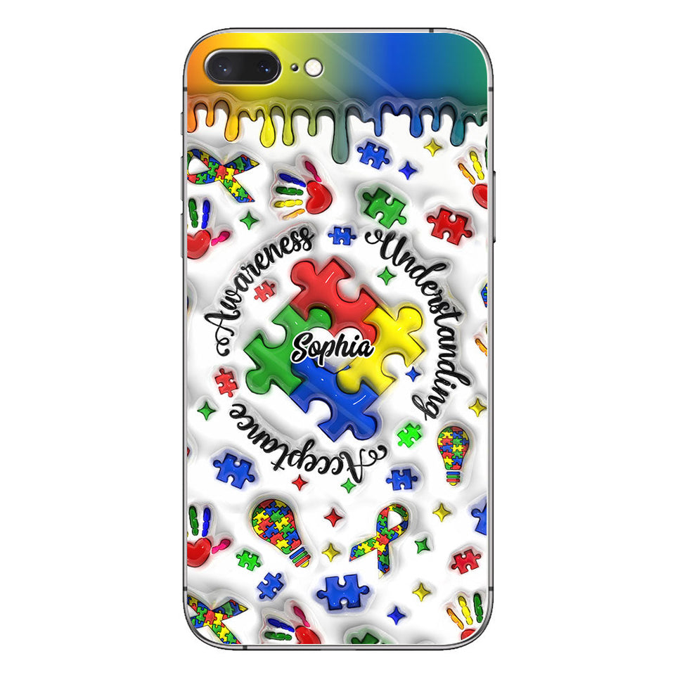 Sensibilisation à l'autisme - Coque de téléphone personnalisée pour la sensibilisation à l'autisme