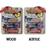 Whisper I Love You To A Butterfly - Personalized Memorial Ornament