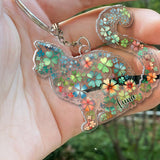 Lucky Cat - Personalized Cat Keychain