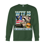 WTF Is A Kilometer - Raccoon T-shirt And Hoodie