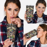 High Times Skull 420 - Personalized Weed Tumbler