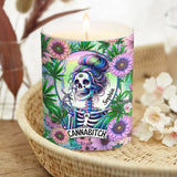 Cannabitch - Personalized Weed Candle With Wooden Lid