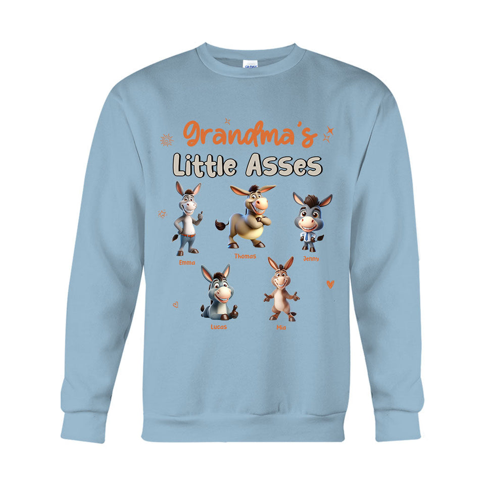Grandma's Mom's Any Title Little Cuties - Personalized Grandma T-shirt And Hoodie