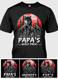 Grandpa's Wolf Pack - Personalized Grandpa T-shirt And Hoodie