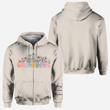 Flower With Any Title - Personalized Grandma All Over Shirt