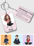 Little Reminders Inspirational Gift - Personalized Keychain