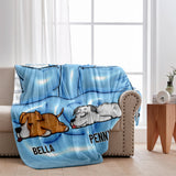 This Is My Bed - Personalized Dog Blanket