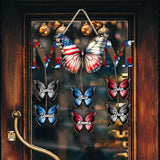 4th Of July Butterfly Grandma - Personalized Grandma Pallet Wood Sign